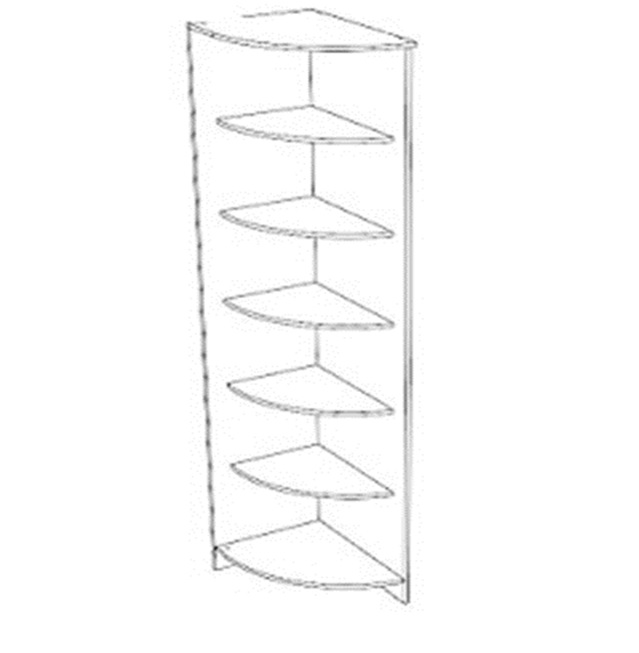Радиусный распашной шкаф арт.52 пленка